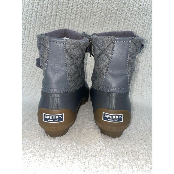 SPERRY Syren Gulf Wool Quilt Duck Boot in Grey Size 8M Womens - Picture 3 of 8